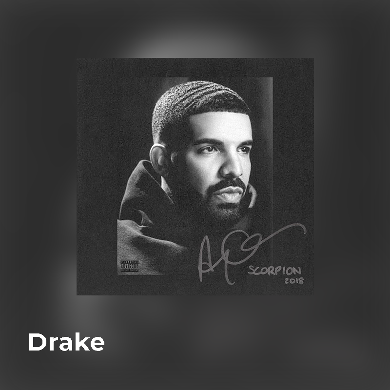 Recording artist Drake's 'Scorpion' album cover