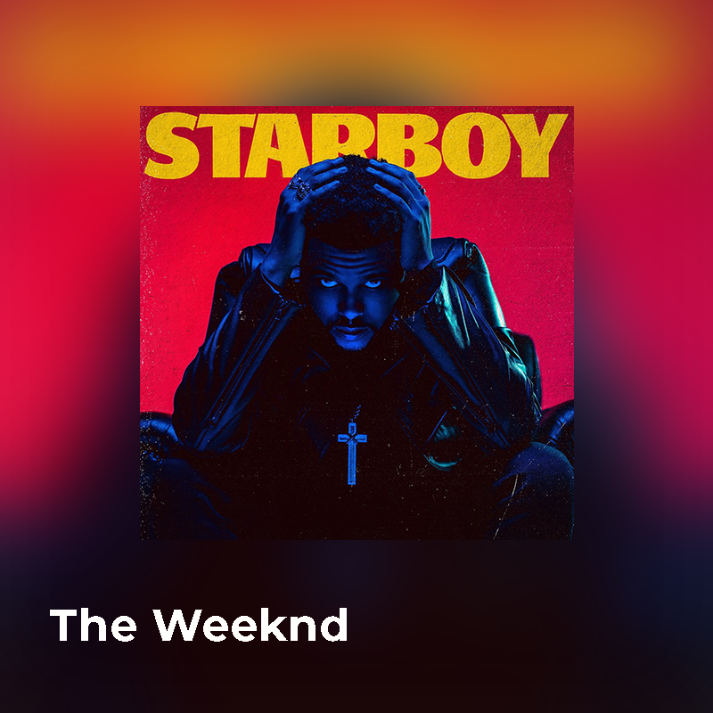 Recording artist The Weeknd's 'Starboy' album cover